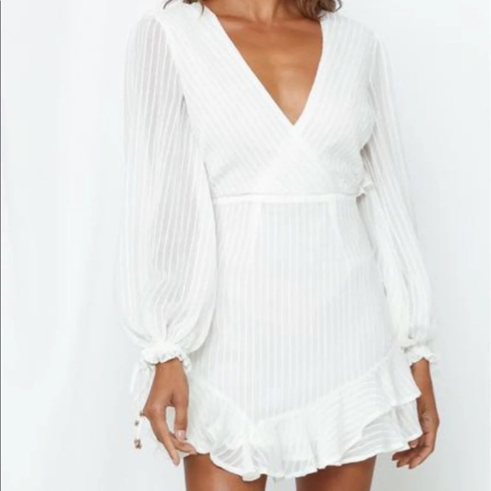White Hello Molly Dress